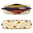 thumbnail image 2 of Honeii Watercolor Bee Honey Honeycomb Bee Pattern Pencil Case, Pencil Pouch, Pencil Case Small, Pencil Pouch Aesthetic, PVC Pencil Pouch, Pencil Bag, Makeup Pouch, 2 of 7
