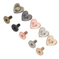 thumbnail image 3 of 20 Pcs Piquets Plats pour Sac à Main Forme de Cœur Rivets, 3 of 9