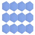 thumbnail image 1 of Sound Absorption Board, 12Pcs Adhesive Mounting Decorative Polyester Fiber Hex Acoustic Panels Flame Retardant For Recording Studios For Home Offices, 1 of 8