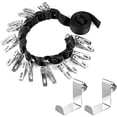 thumbnail image 1 of Naiovety Colgador trasero para puerta, Clip para ropa, sombreros, bufandas, bolso de mano, calcetines, corbata, chaqueta, gancho de Almacenamiento y organización del hogar  20 clips de piezas, 1 of 6