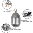 thumbnail image 4 of Fishing Iron Weight Sinker - 27 Bass Casting Sinker Weight Bell Sinker Iron Fishing Sinker with Ring for Saltwater Freshwater Fishing, 4 of 7