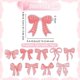 thumbnail image 2 of 9 estilos de parches para planchar, multiestilo, cinta rosa bordada, lazo, parche bordado, surtido de parches para coser en ropa, 2 of 5