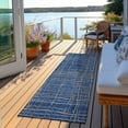 thumbnail image 6 of Addison Rugs Chantille Indoor/Outdoor Transitional Stripes Navy Washable Runner Rug, 2'3" x 7'6", 6 of 6