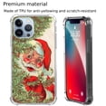 thumbnail image 4 of Christmas Santa Case for iPhone 12 Pro Max,Aesthetic Art Design Pattern TPU Shock-proof Cover Case, 4 of 5