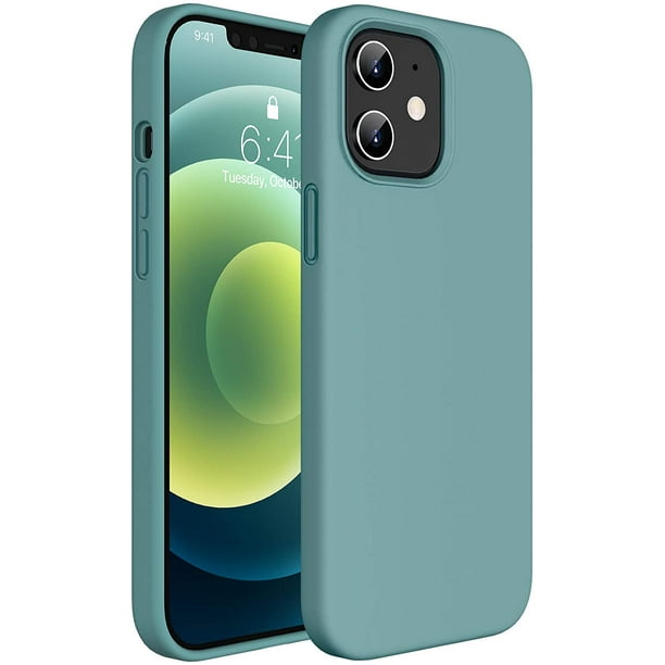 Ixir Iphone 12 Mini Case Premium Liquid Silicone Raised Lip Screen Camera Protection Compatible With Apple Iphone 12 Mini Models 5 4 Inches Green Walmart Com Walmart Com