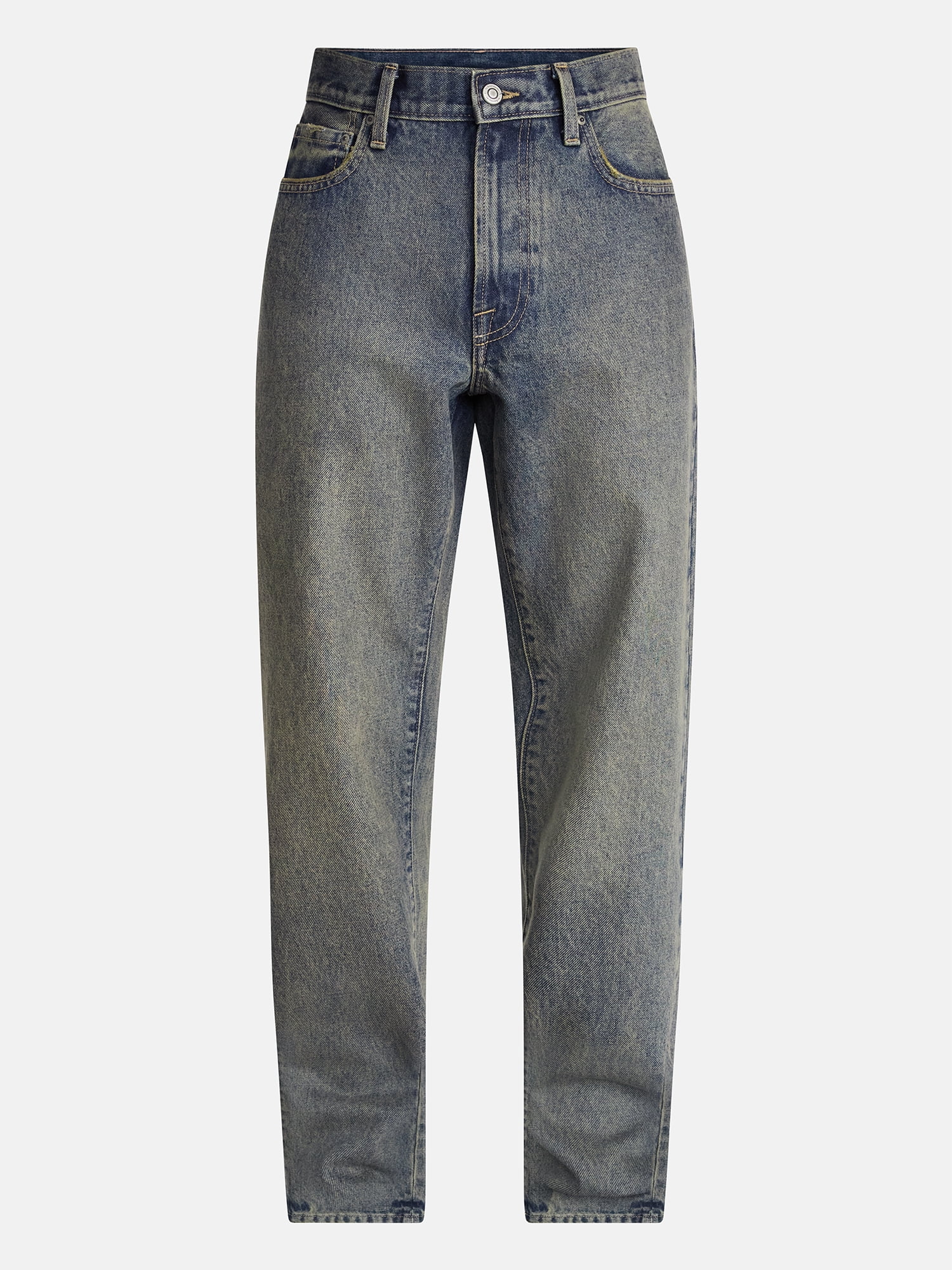 No Boundaries Vintage Straight Fit Cotton Jeans, Men's Waist Sizes 28x30-40x32