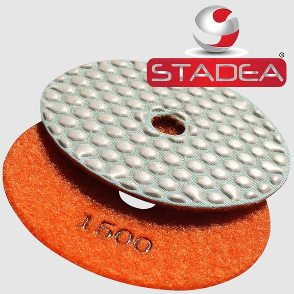 STADEA Diamond Polishing Pad 4" Dry Grit 1500 For Stone Glass (STADEA Standard A)