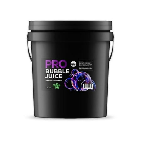 Froggy's Fog Pro Bubble Juice, Strong, Long-Lasting Bubble Solution Creates Iridescent Bubbles for Bubble Machines and Bubblers, 5 Gallon Pail