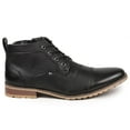 thumbnail image 3 of Metrocharm MC144 Men's Casual Mid-Top Lace Up Cap Toe Oxford Boot, 3 of 24
