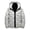 White, variant on Lovskoo 2024 Mens Winter Coats Quilted Jacket Short Clothes Cotton Padded Jacket Thickened Warm Long Sleeve Hooded Zipper Pocket Coat Green