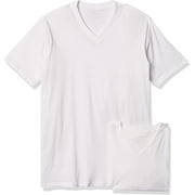 Calvin Klein Mens Big and Tall Cotton Classics V Neck Tshirts Big and Tall White 4X-Large Tall