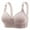 Grey, variant on Jacquard Full Cup Bras for Women Three Row Back Closure Comfort Support Wireless Design with Smooth Coverage 36 Size Beige