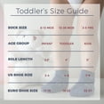 thumbnail image 2 of Debra Weitzner Non-Slip Toddler Socks With Grips for Baby Boys and Girls - Anti-Slip Crew Socks for Infant's and Kids, 12 Pairs, 2 of 5