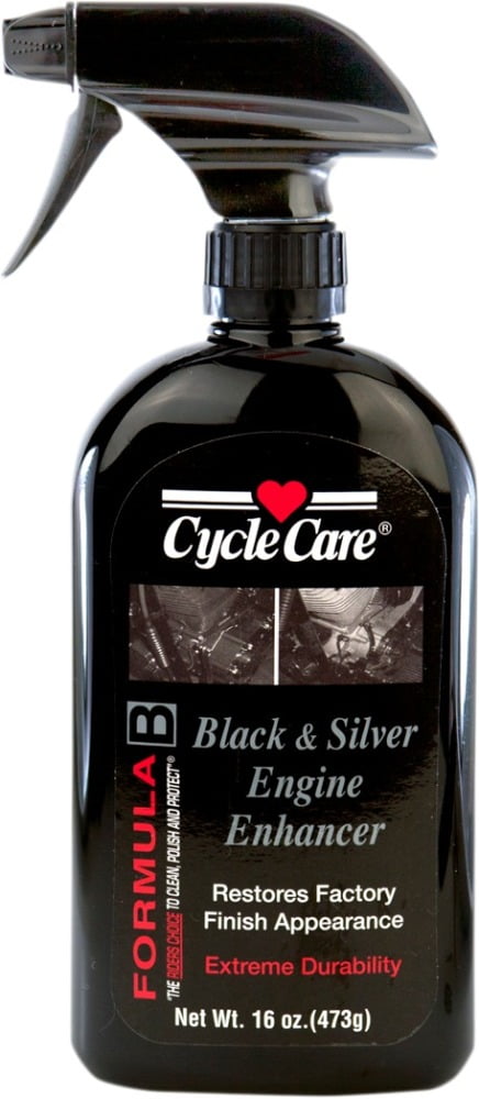 Cycle Care Formulas Formula B Black Engine Enhancer - 16oz. Spray Restorer Spray Bottle