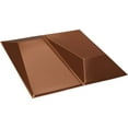 thumbnail image 6 of Ekena Millwork 11 7/8"W x 11 7/8"H Locke EnduraWall Decorative 3D Wall Panel, Bright Coat Copper (12-Pack for 11.76 Sq. Ft.), 6 of 6