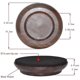 thumbnail image 4 of 4pcs Upright Piano Caster Cups,premium Hardwood Piano Caster Pads Furniture Leg, 4 of 4