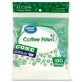 thumbnail image 2 of (4 pack) Great Value #2 Cone Coffee Filters, 100 count, 2 of 8
