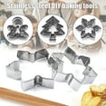 thumbnail image 2 of CAROOTU Christmas Cookie Cutter Tools Stainless Steel Gingerbread Men Shaped Holiday Biscuit Mold Kitchen, 2 of 7