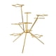 thumbnail image 2 of Centro de mesa metálico para fruta en cuenco | Bandeja geométrica de frutas flotante moderna | Cesta decorativa soldada a mano | Flujo de aire de 360° | Escultura única de mesa | 1 Pack, 2 of 7