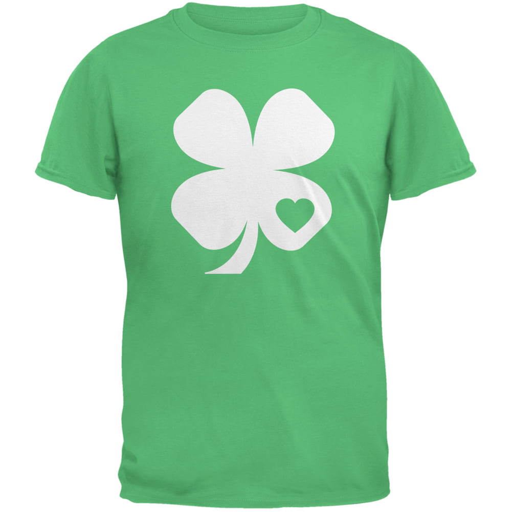Old Glory - St. Patricks Day - Shamrock Heart Irish Green Youth T-Shirt