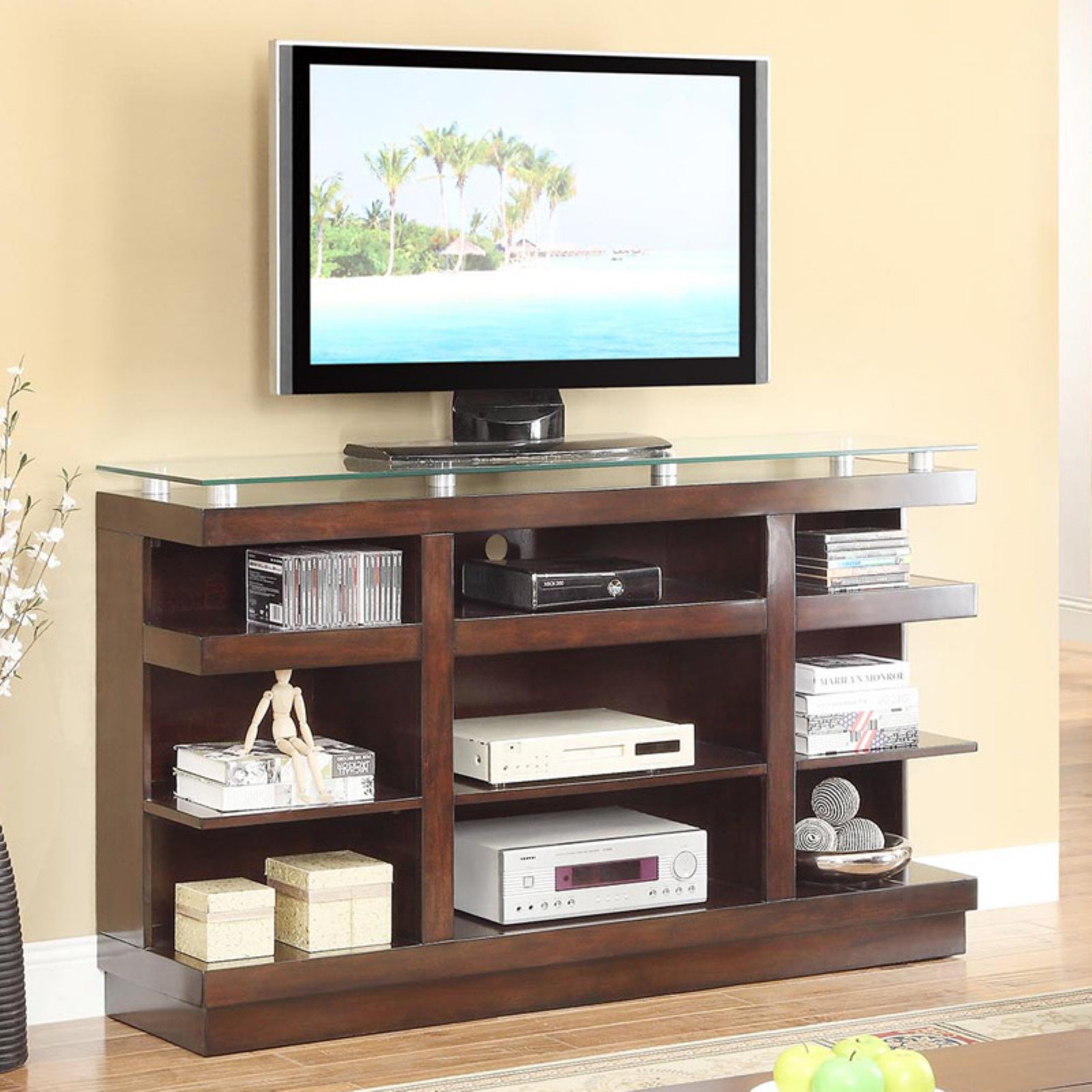 Legends Furniture Novella Entertainment Center Dark Chocolate