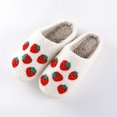 thumbnail image 3 of ORUYROP Smiley Face Slippers With Exquisite packaging bag Keep warm Couples Slides Home Slippers Holiday Gift, 3 of 7