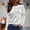 White, variant on Satingcolo Halloween Shirts Women Long Sleeve Crewneck Casual Dressy Tops Funny Graphic Halloween Costumes Fall Fashion Outfits White L