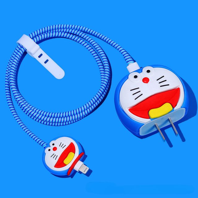 MINISO Anime Sanrio Hello Kitty Kuromi accesorios, Cable enrollador protector antimordedura para cargador de IPhone, cubierta protectora, regalo