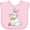 AD-Pink, variant on Inktastic Easter Cute Bunny and Chick Boys or Girls Baby Bib