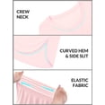 thumbnail image 6 of baleaf Workout Tops for Women Plus Size Short Sleeve Loose Fit Shirts Crew Neck Quick Dry UPF50+ Athletic Gym Yoga Light Pink 2XL, 6 of 7