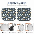 thumbnail image 5 of Kdxio Cartoon Animals Print 2-Piece Sun Shade Front Windshield - Foldable Car Front Window Sunshades for Most Sedans SUV Truck, 5 of 6
