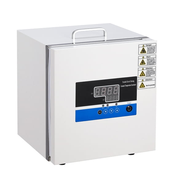 TEQIN Lab Incubator,Electric Heating Constant Temperature Lab Incubator 0-65℃ Cabinet Incubator for Microbiology, Cell Culture, Scientific Research