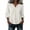 aKhaki, variant on 3/4 Puff Sleeve Tops Cotton Linen Floral Embroidered V Neck Shirts High Low Hem Casual Flowy Boho Blouses,Blue,S