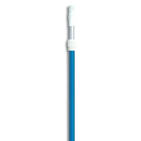 pool pole telescopic swimming aluminum adjustable vacuum skimmers ft vacuums walmart ground above foot heads pools rugged mesh round central