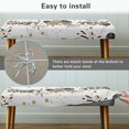 thumbnail image 5 of FUIALDOLG Stars Print Stretch Bench Covers Slipcover, Anti-Dust Bench Seat Protector New Year Decor, Washable Rectangle Seat Covers for Dining Room, Living Room, Kitchen, 5 of 7