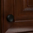 thumbnail image 4 of GlideRite 1.125 in. Round Ring Classic Cabinet Knobs, Matte Black, Pack of 5, 4 of 5