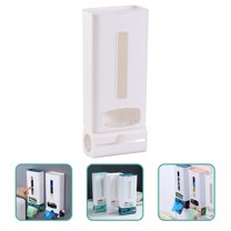 WINOMO 1Pcs Garbage Bag Dispenser Wall Mounted Plastic Rectangular Bag Storage for Kitchen