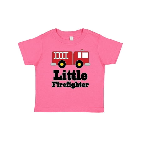 

Inktastic Little Firefighter Fire Engine Gift Baby Boy or Baby Girl T-Shirt