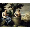 thumbnail image 2 of Cano, Alonso 18x15 Gold Ornate Wood Framed with Double Matting Museum Art Print Titled - Cristo y la Samaritana, 2 of 4