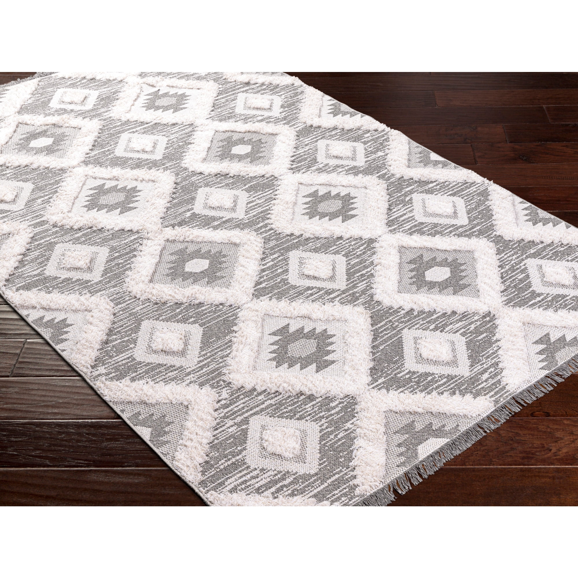 Artistic Weavers  Gray 2' x 4' Rustic Rectangle Area Rug