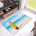 thumbnail image 3 of MKHERT Summer Surfboard on The Tropical Beach Doormat Rug Home Decor Floor Mat Bath Mat 30x18 inch, 3 of 3