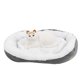 thumbnail image 4 of Cama para casa de mascotas, cojín de felpa desmontable y lavable para gatos, perros, gris, L, 4 of 5