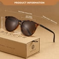 thumbnail image 2 of BARCUR Lightweight And Comfortable Oval Frame Sunglasses With Uv Protection And Reduced Glare, Fashionable Accessory Brand Packaging, 2 of 2