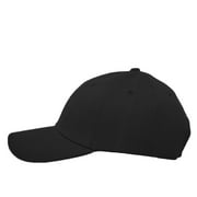 Wholesale 12-Pack Plain Baseball Cap Adjustable Solid Blank Curved Sun Visor Ball Hat Black