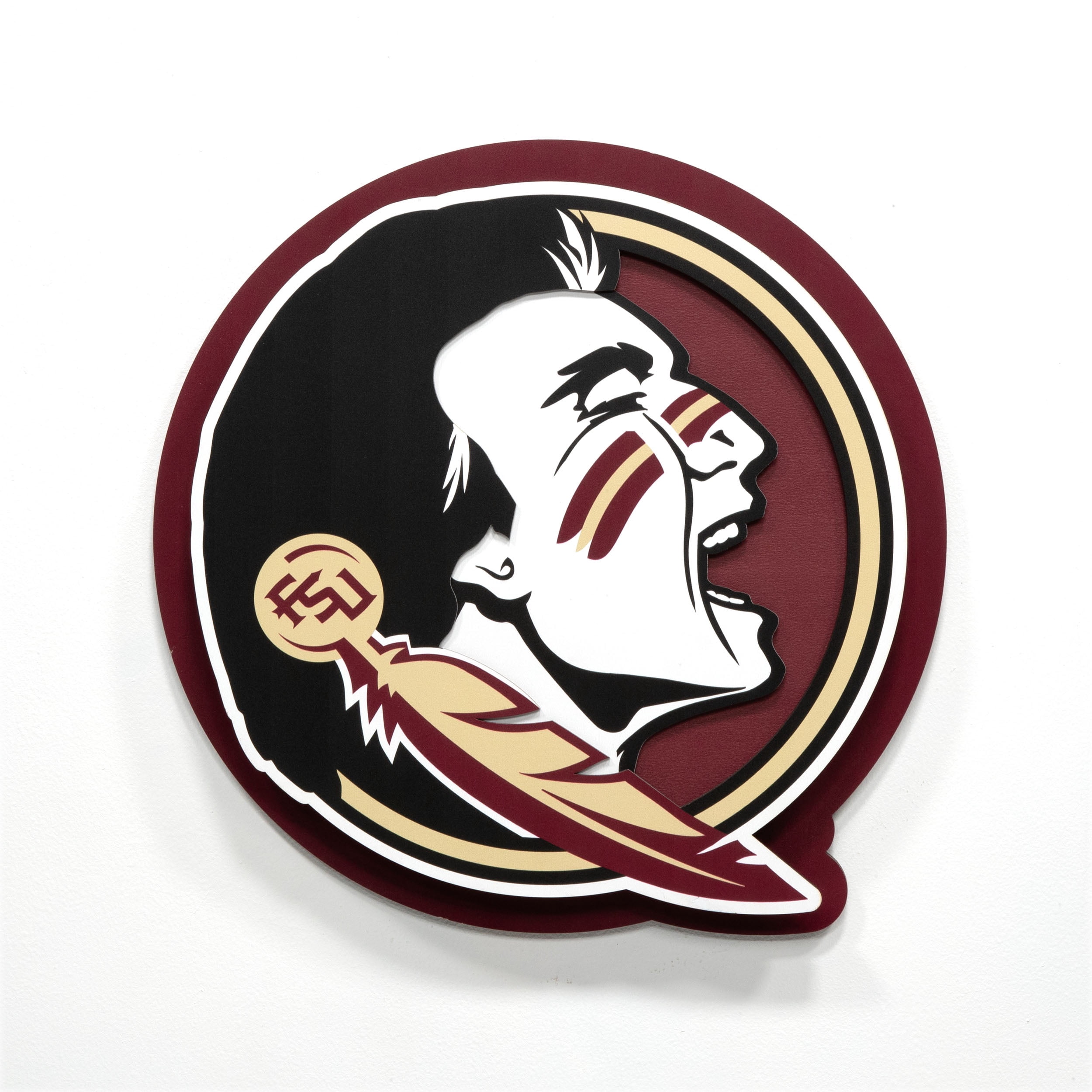 YouTheFan NCAA Florida State Seminoles 3DX Die Cut Wall Art