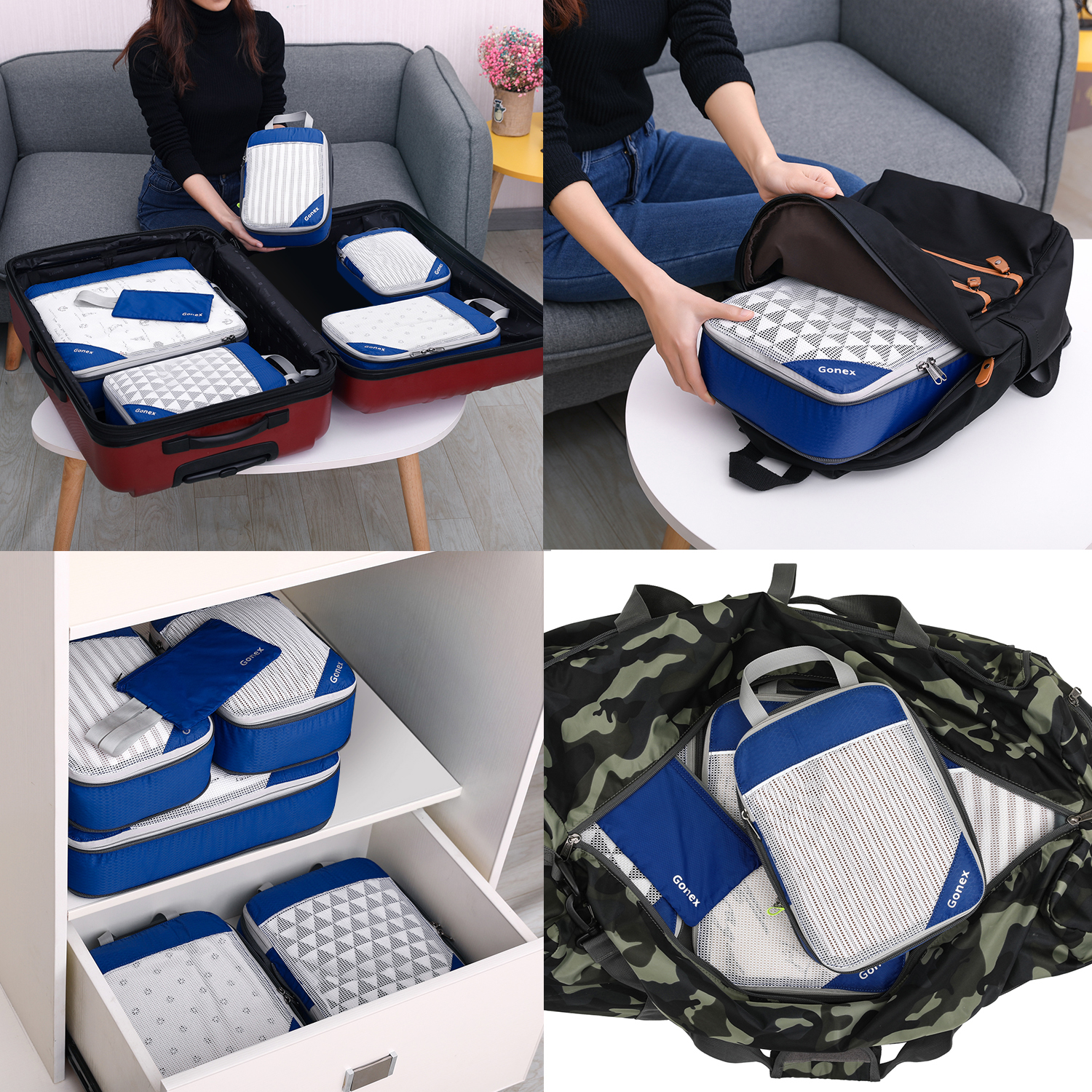 gonex compression packing cubes video