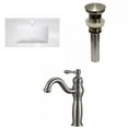 thumbnail image 1 of American Imaginations 36.75-in. W 1 Hole Ceramic Top Set In White Color - Overflow Drain Incl. AI-29943, 1 of 8