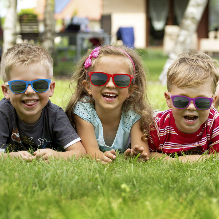 Hequsigns 3 Pack Kids Polarized Sunglasses, Polarized Eyewear TPEE Rubber Flexible Frame for Boys Girls Age 3 - 10, Kids Unisex, Size: One Size