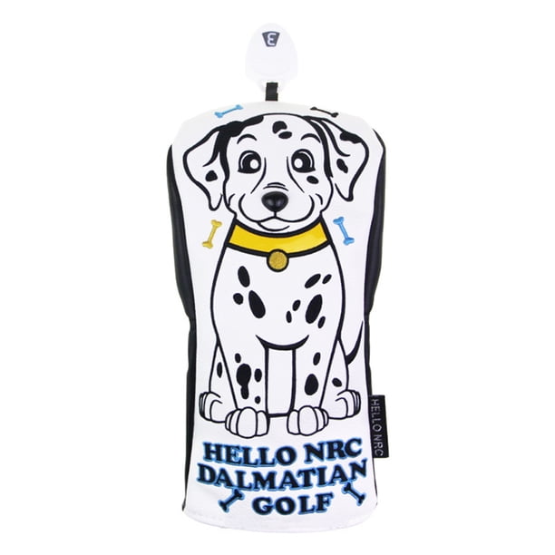 Naiovety 1 Juego de cubierta de Golf de dibujos animados, juego de cabeza de Golf decorativa exquisita para adultos, cubiertas de cabeza de Golf de PU Golf tipo 2 Naiovety OD019682-02