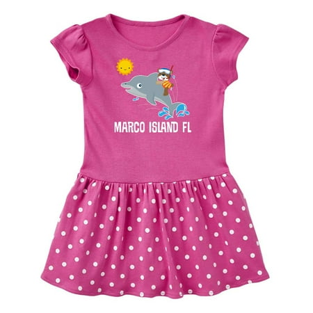

Inktastic Marco Island Florida Vacation Gift Baby Girl Dress